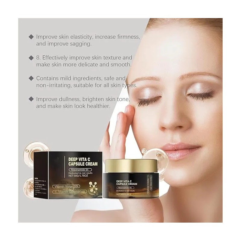 Hidratante Facial Medicube Crema Vita C Deep 55g Todo Tipo