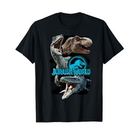 Jurassic World Paint Swipe Dinosaur Grid Maglietta