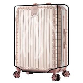 bvya Luggage Protector Suitcase Cover PVC Bag Dust Proof Travel Suitcase with A Luggage Handle Wraps by Randomly Sent