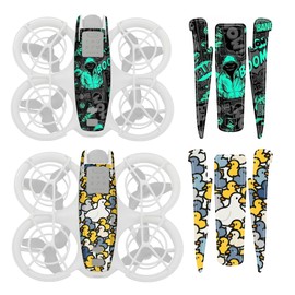 CAPART Removable Sticker for DJI NEO Drone, Drone Skin Decorative Stickers Bubble Free (Pack A)