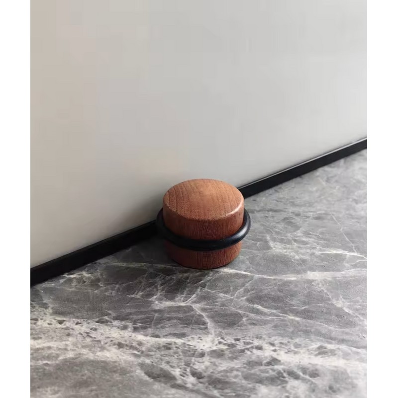 Self-Adhesive No-Drill Door Stopper – Silicone Ring Wall and Furniture