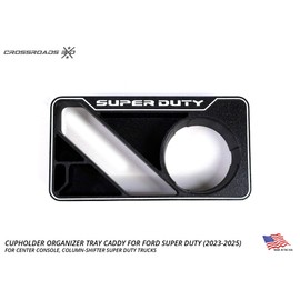 Cup Holder Organizer Tray Caddy Gun Holder for Ford Super Duty (2023-2025)