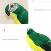 LWINGFLYER Christmas Artificial Parrot Lifesize Artificial Simulation Foam Feather Parrot