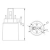 G23 to E27/E26 2-Pin Light Sockets Adapter, Light Bulb Socket,