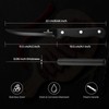 G.a HOMEFAVOR Steak Knife Set: 8-Piece Stainless Steel Sharp Serrated