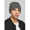 Urban Classics Basic Flap Beanie, Charcoal, One Size
