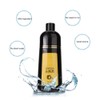 400ml Natural Plant Black Hair Shampoo Hair Dye Black Coloring