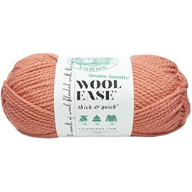 Lion Brand Yarn Wool Ease Thick & Quick Bonus Bundle Yarn, Clay