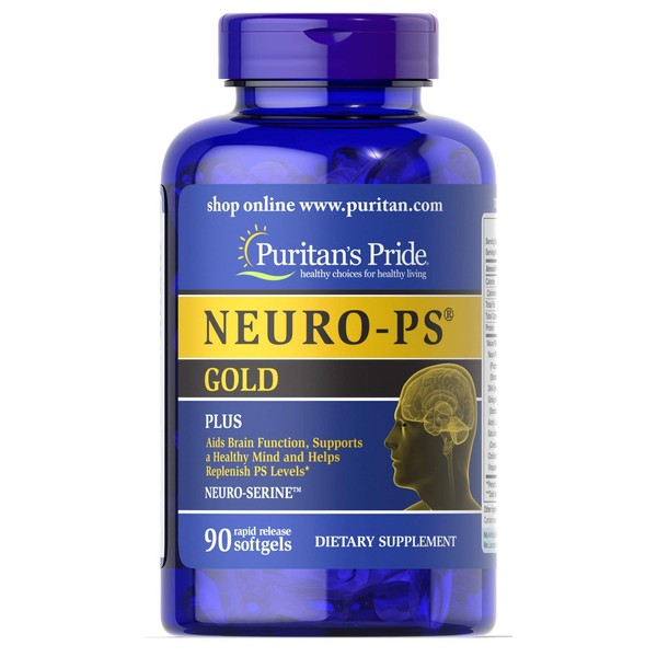 Puritan's Pride Neuro-PS, Gold DHA, Helps Support Memory*, 90 ct