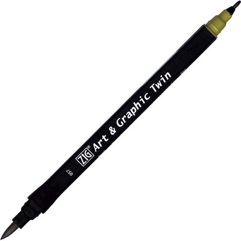 Kuretake ZIG Art and Graphic Twin Tip Bürste Marker 057