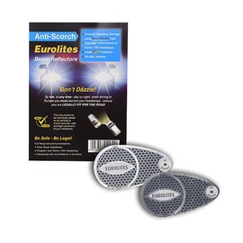 2X SETS OF HEADLAMP BEAM DEFLECTORS HEAD LIGHT CONVERTORS ADAPTOR EURO DRIVING COMPATIBLE FOR ALL VEHICLES