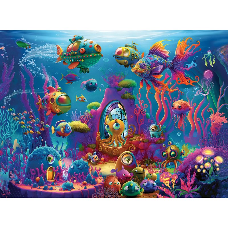 Ravensburger 13414 Alien Ocean 150 Piece Jigsaw Puzzle for Kids
