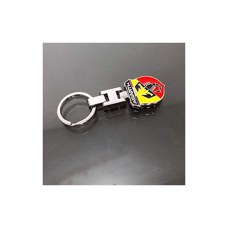For FIAT Abarth 500 Metal Auto Accessions Universal Car Keychain