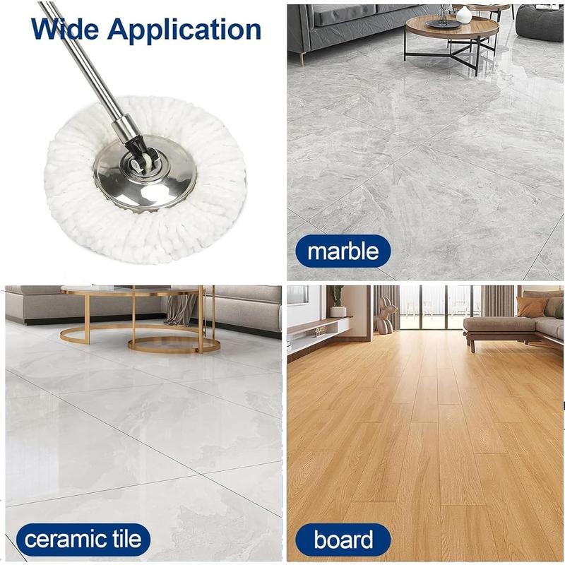 8 Pack Spin Mop Replacement Head for 360° Spin Mop