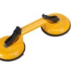 Yellow 2 Jaw Suction Cup Aluminium Alloy Professional Double Jaw