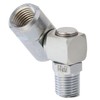 I.Field Air Swivel Fitting 360 Degree Rotating Dual-Axis NPT 1/4″