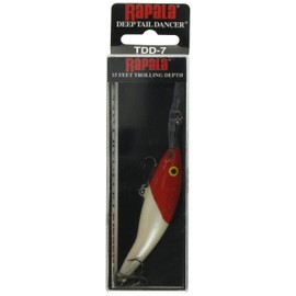 Rapala DEEP Tail Dancer 07 RH - Fishing Hook - Red, 7cm - 9g, Sea Bass, 1pc