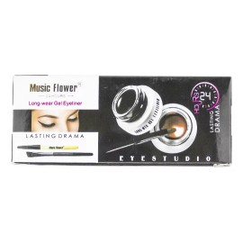 Music Flower Delineador En Gel Para Cejas Music Flower Long-wear Color Brown