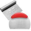 Dough Scraper Cutter Pastry Pizza Cutter Stainless Steel Tool with