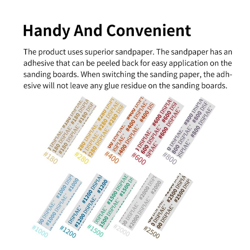 DSPIAE MSP Die-Cutting Adhesive Sandpaper