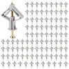 100Pcs Expanded Plasterboard Anchor Metal Drywall Anchor Kit High Strength
