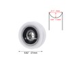 CNBTR 3mm Width 1.5mm Depth U Groove Plastic Wheel Steel