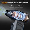 Compressed Air Duster, 130,000RPM Super Power Electric Air Duster, 3-Gear