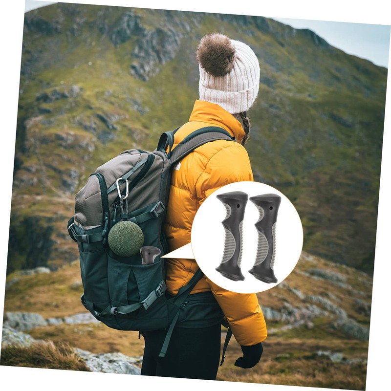 TOVINANNA 2pcs Trekking Pole Handle Adapter Comfortable Grip for Hiking