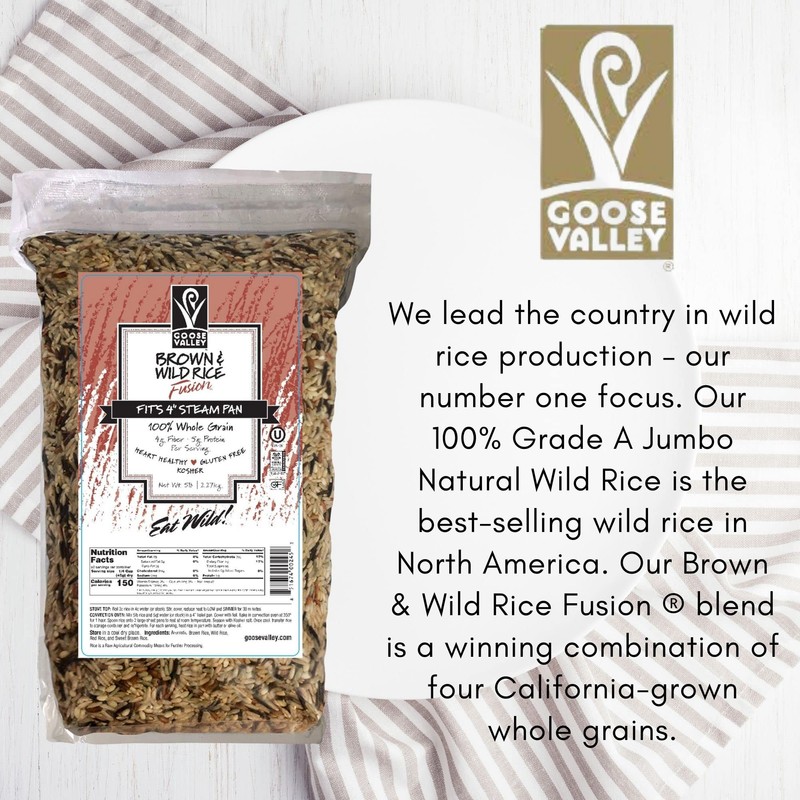 Goose Valley Brown & Wild Rice Fusion, 5 lb, 2.27