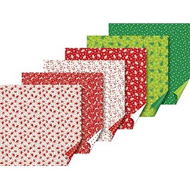 Heyda 204875578 Heyda 204875578 Faltblätter-Set (Niko & Tanne) 15 x 15 cm , 30 Blatt (6 Motive à 5 Blatt)