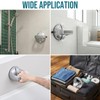 Shower Grab Bars,Suction Handles,Upgraded,Travel,RV,2 Pack,Silver