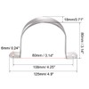sourcing map Rigid Pipe Strap 80 mm Diameter 3.1 Inch