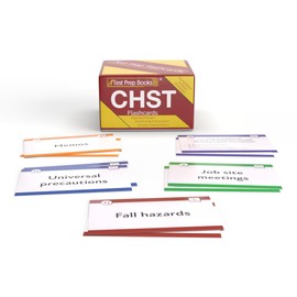 CHST Exam Prep Study Cards: CHST Review with Practice Test Questions for The Construction Health and Safety Technician Exam [Full Color Cards]