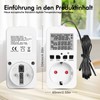 Digital Temperature Controller Socket 230 V with Sensor, Heating Cooling