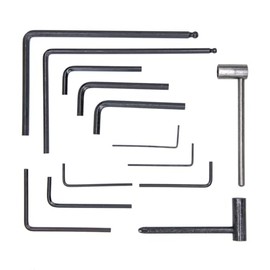 Tutuxio 13pcs Guitar Allen Wrench Set, Includes 7mm & 8mm Truss Rod Hex Box Wrenches and 4mm & 5mm Ball End Truss Rod Allen Wrenches for Guitar Bass Neck Bridge Nut Screw Adjustment