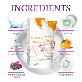 Crema Blanqueadora para Partes Intimas, Aclarador de Axilas y Partes Intimas, Blanqueador de Axilas y Partes Intimas, Crema para Aclarar Las Axilas y Partes Intimas - 50ML/1.77OZ