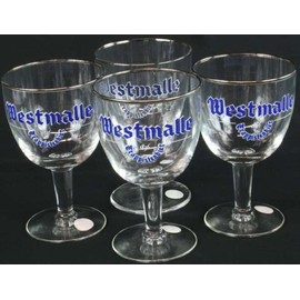 Westmalle Trappist Beer Vintage Chalice - Set of 4