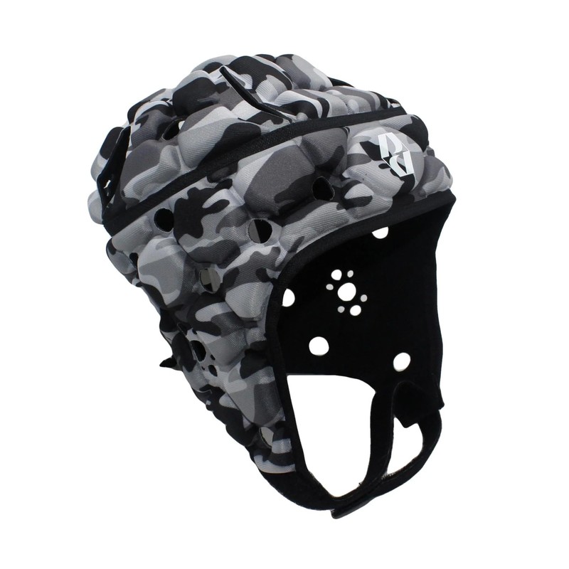 Body Armour Ventilator Head Guard (Camo Black, Small Adult)