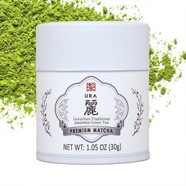 SUGIMOTO TEA Matcha Premium Grade Japanese Matcha Powder "URA" 1.05 oz (30 g)