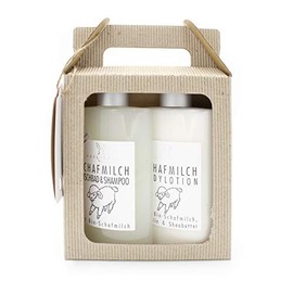 Schafmilch Duschbad & Shampoo und Bodylotion im Geschenk-Karton, je 200ml