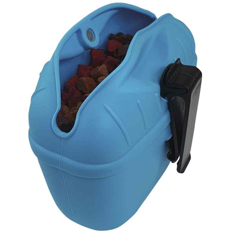 Nobby Silikon Snackbeutel Rio hellblau 12,5 x 4 x 10,5