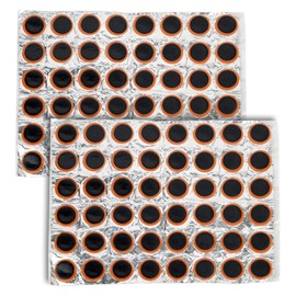 Bike Bicycle Tire Patches, Not Self Adhesive Rubber Patch Outdoor Cycling Bicycle Tire Tool for All Inflatable Inner Tubes in Road Emergency