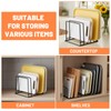 2 Pack 5-Slot Baking Sheet Organizer Rack, Heavy Duty Steel
