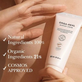 Mizon Orga-real Crema Facial Vegana Orgánica Con Té Verde