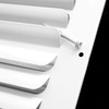 HVAC Premium 12"w X 4"h [Duct Opening] 1-Way Fixed Curved