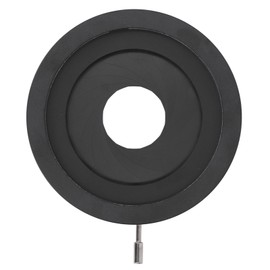 Adjustable Aperture 2‑50mm Iris Diaphragm Aluminum Alloy Manual Aperture Adjustable Mechanical Iris Diaphragm for Cameras Microscopes Optical Instruments