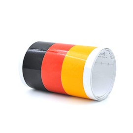 Xotic Tech 1x 59 inch Germany Flag Stripe Decal Car Hood Body Sticker Universal for Car Vehicle Exterior Cosmetic, Hood, Roof, Bumpers