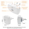 YzzYzz Night Light Socket with Motion Sensor and Twilight Sensor,