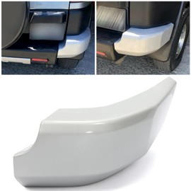 KUAFU Rear Bumper End Caps Cover Compatible with 2007-2014 Toyota FJ Cruiser Replace for TO1105121, 5246235021 (Silver Right Passanger Side)