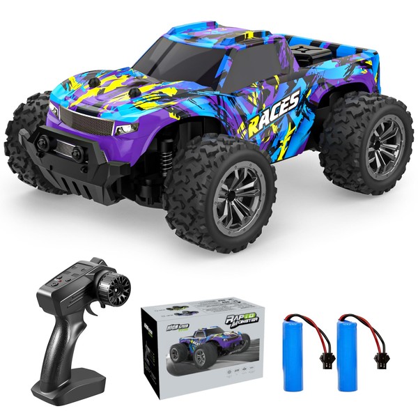 ACAMMZAR AT1 Ferngesteuertes Auto, RC Auto für Jungen 60+min Laufzeit